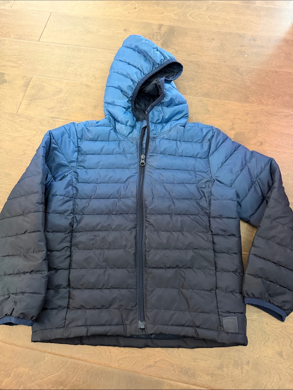 GAP Kids Navy Blue Lightweight Puffer Jacket - S